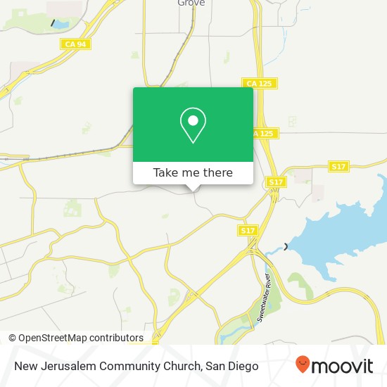 New Jerusalem Community Church map
