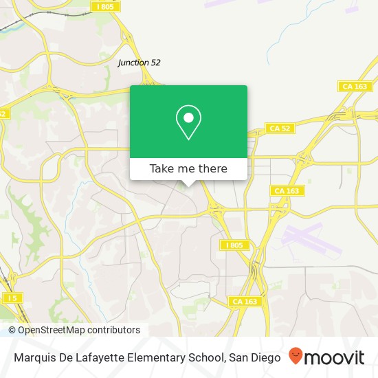 Marquis De Lafayette Elementary School map