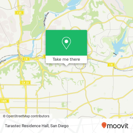 Mapa de Tarastec Residence Hall