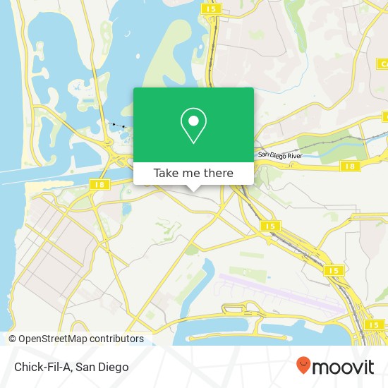 Mapa de Chick-Fil-A
