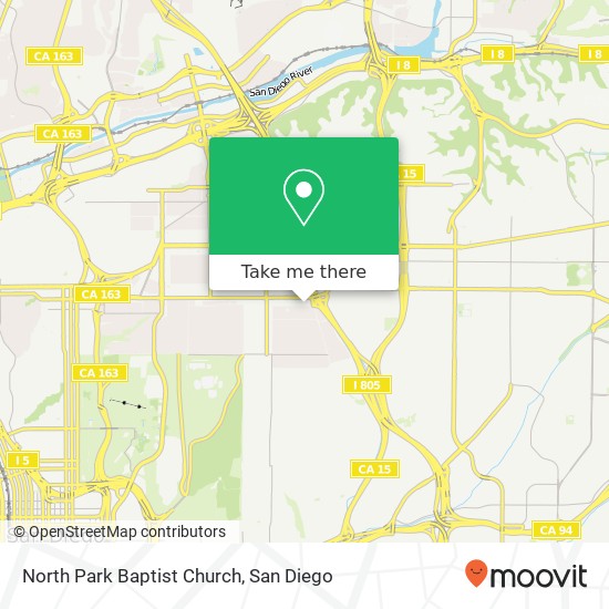 Mapa de North Park Baptist Church