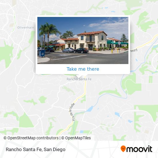 Rancho Santa Fe map
