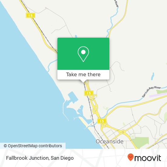 Mapa de Fallbrook Junction