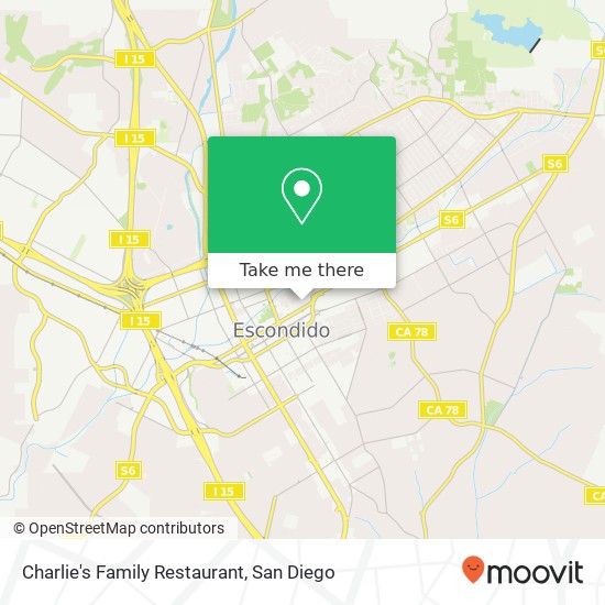 Charlie's Family Restaurant map