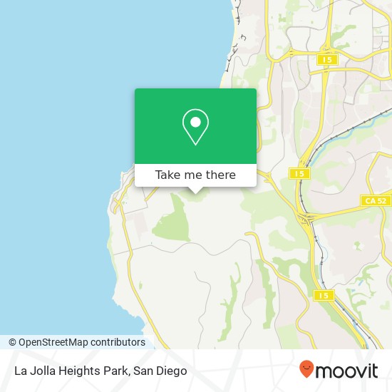 Mapa de La Jolla Heights Park