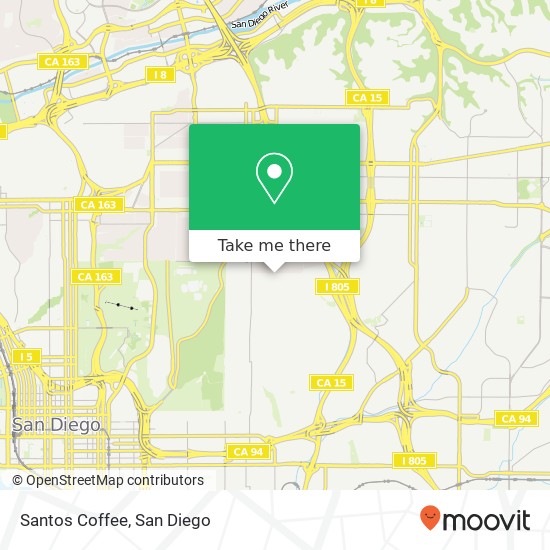 Mapa de Santos Coffee