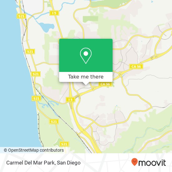 Carmel Del Mar Park map