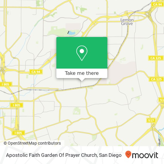 Mapa de Apostolic Faith Garden Of Prayer Church