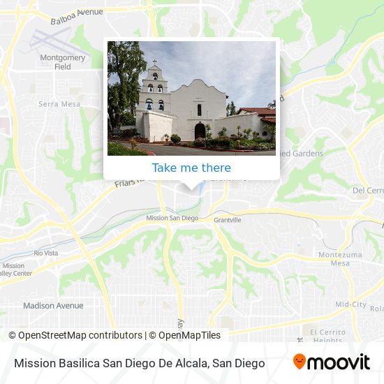 Mapa de Mission Basilica San Diego De Alcala