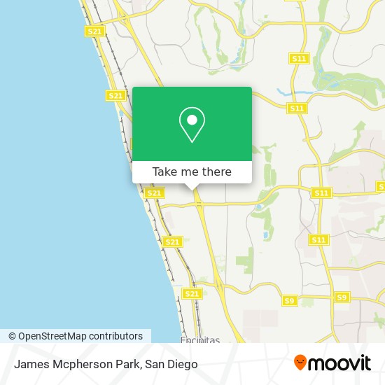 Mapa de James Mcpherson Park
