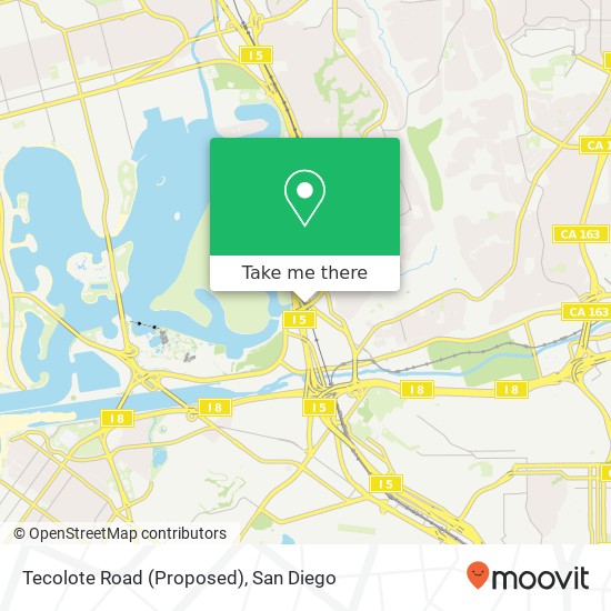 Mapa de Tecolote Road (Proposed)