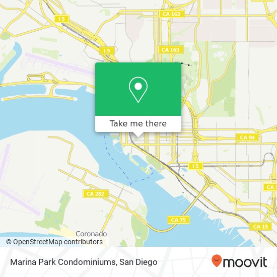 Mapa de Marina Park Condominiums