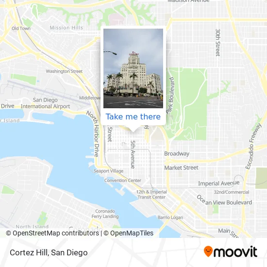 Cortez Hill map