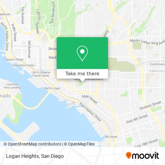 Logan Heights map