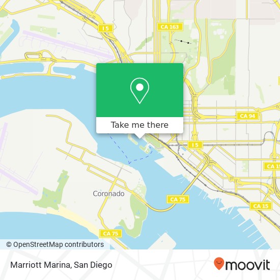 Mapa de Marriott Marina