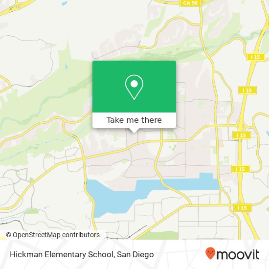 Mapa de Hickman Elementary School