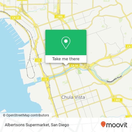 Mapa de Albertsons Supermarket