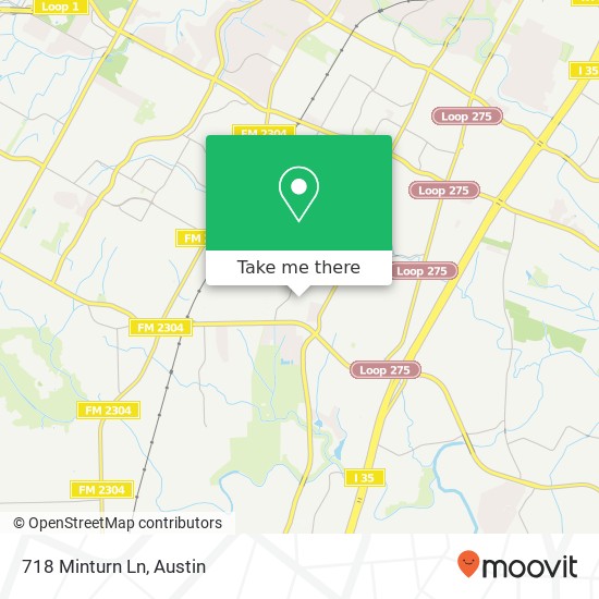 Mapa de 718 Minturn Ln