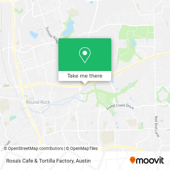 Rosa's Cafe & Tortilla Factory map