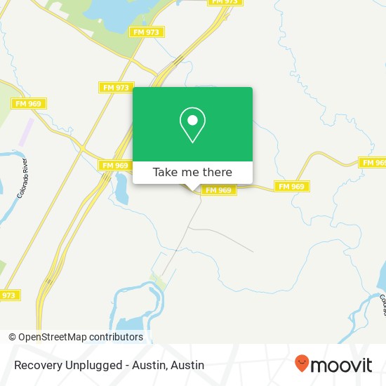 Mapa de Recovery Unplugged - Austin