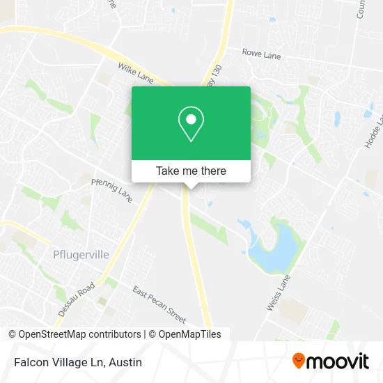 Falcon Village Ln map