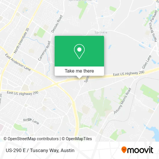 Mapa de US-290 E / Tuscany Way