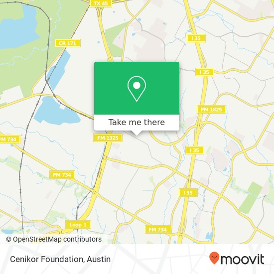 Cenikor Foundation map