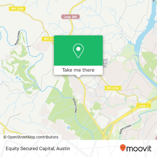 Mapa de Equity Secured Capital