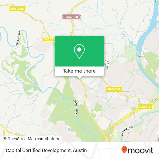 Capital Certified Development map