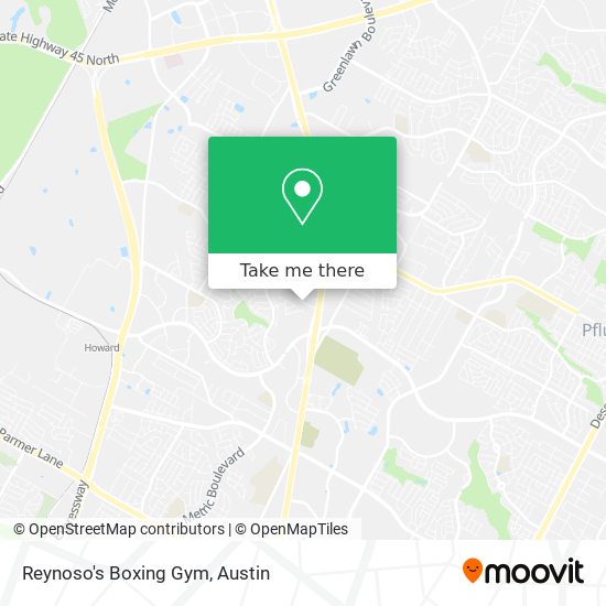 Mapa de Reynoso's Boxing Gym