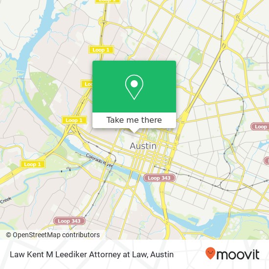 Law Kent M Leediker Attorney at Law map