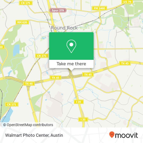 Mapa de Walmart Photo Center