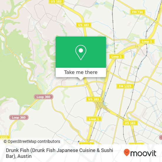 Mapa de Drunk Fish (Drunk Fish Japanese Cuisine & Sushi Bar)