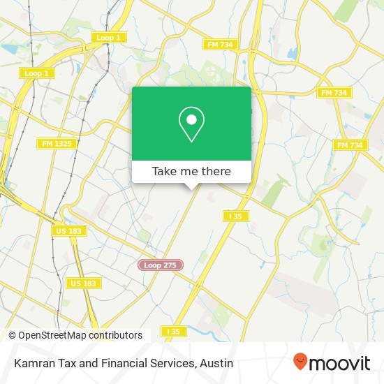 Kamran Tax and Financial Services map