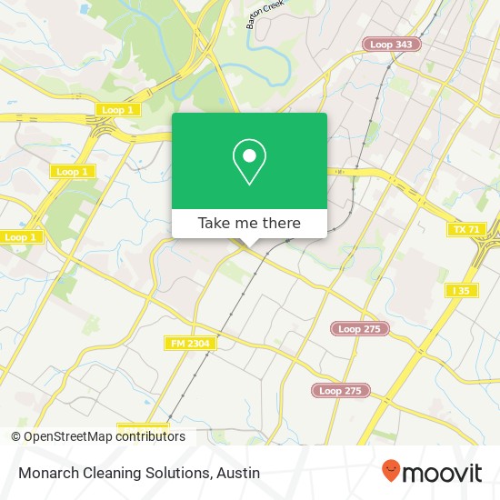 Monarch Cleaning Solutions map