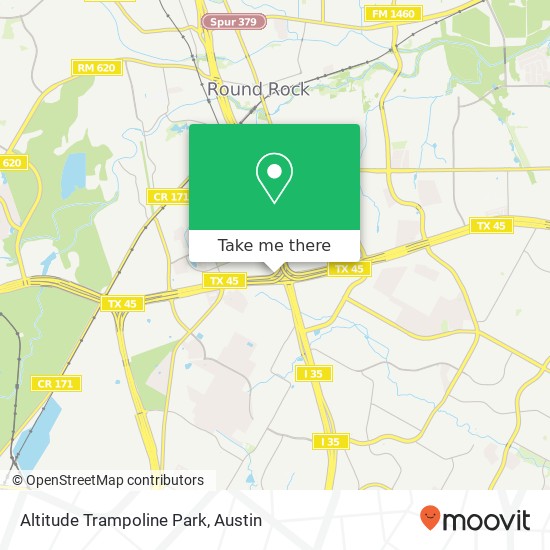 Mapa de Altitude Trampoline Park