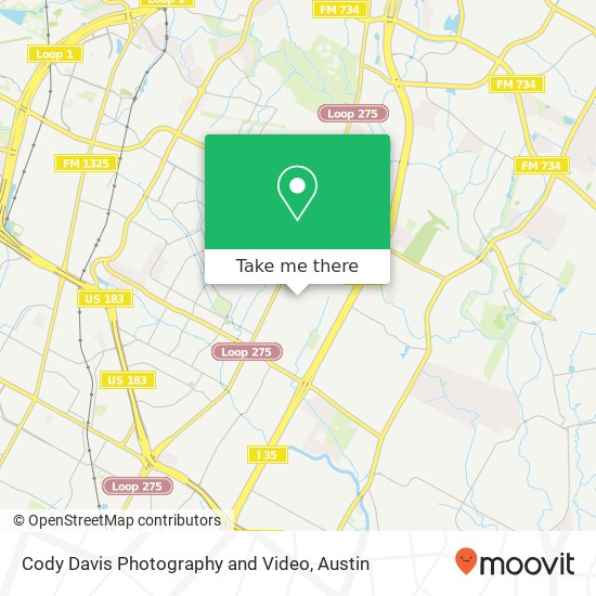 Cody Davis Photography and Video map