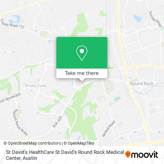 St David's HealthCare St David's Round Rock Medical Center map