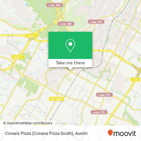 Mapa de Conans Pizza (Conans Pizza South)