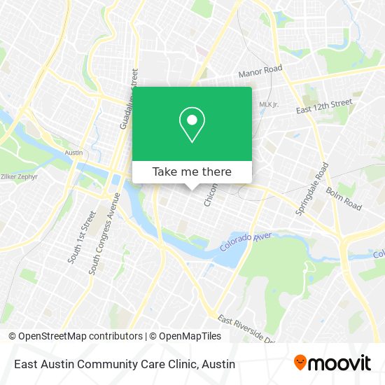 Mapa de East Austin Community Care Clinic