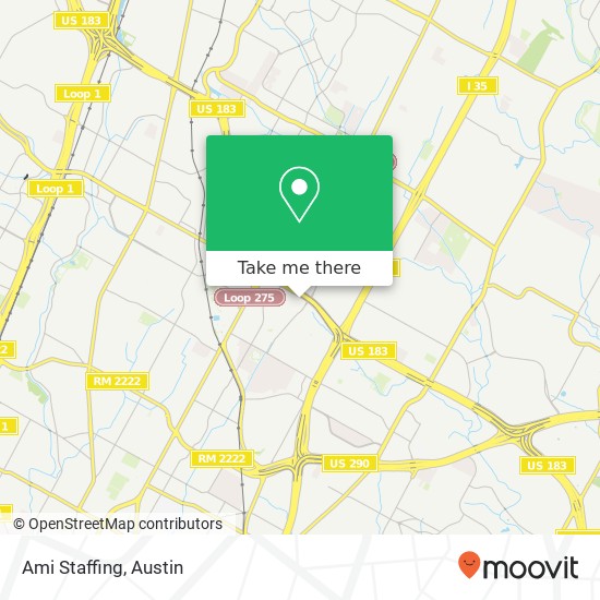 Ami Staffing map