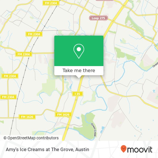 Amy's Ice Creams at The Grove map