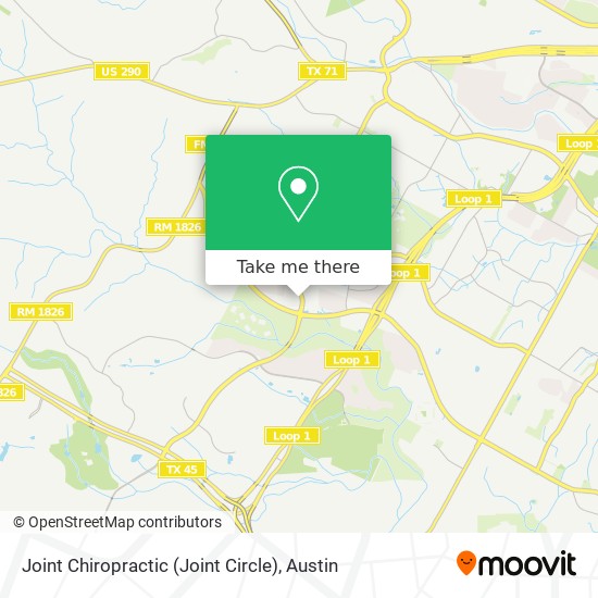 Joint Chiropractic (Joint Circle) map