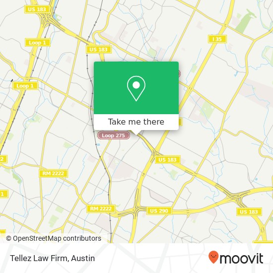 Tellez Law Firm map