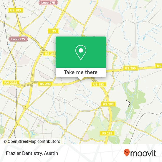 Frazier Dentistry map