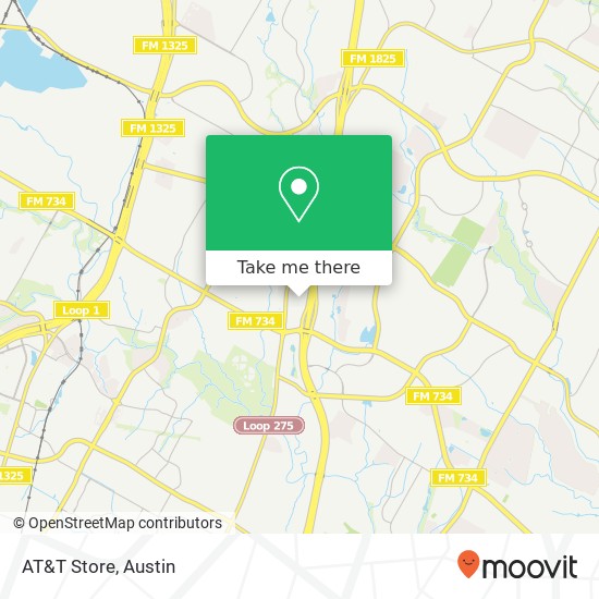 Mapa de AT&T Store