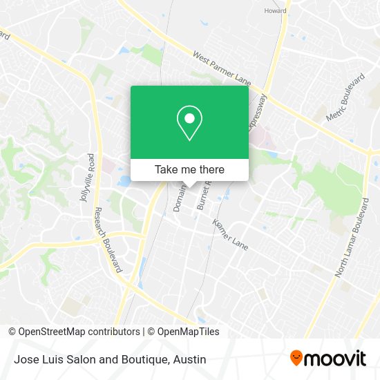 Jose Luis Salon and Boutique map