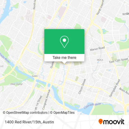 1400 Red River/15th map