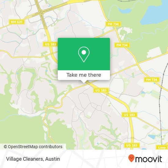 Village Cleaners map