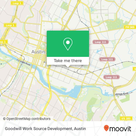 Mapa de Goodwill Work Source Development